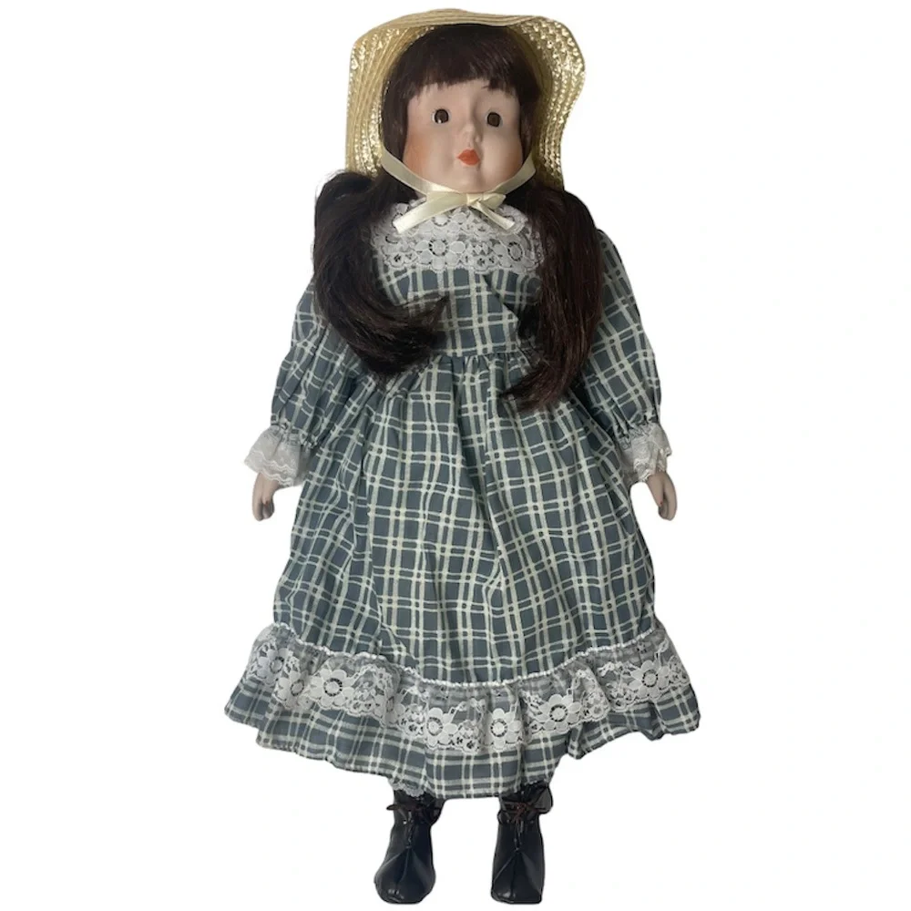 Vintage Doll Porcelain Molly Modern Farmhouse French Cottage Lace Vintage Toys